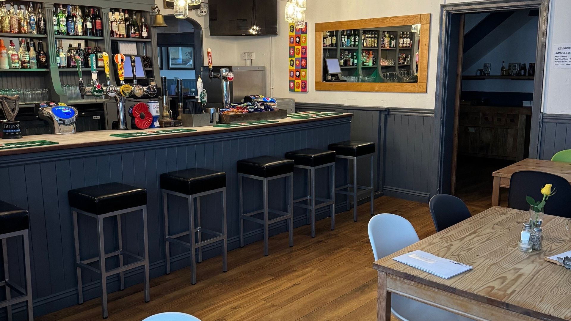 Bar area, Gladstone Arms