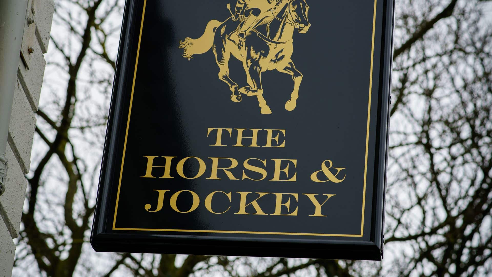 The Horse & Jockey Sign