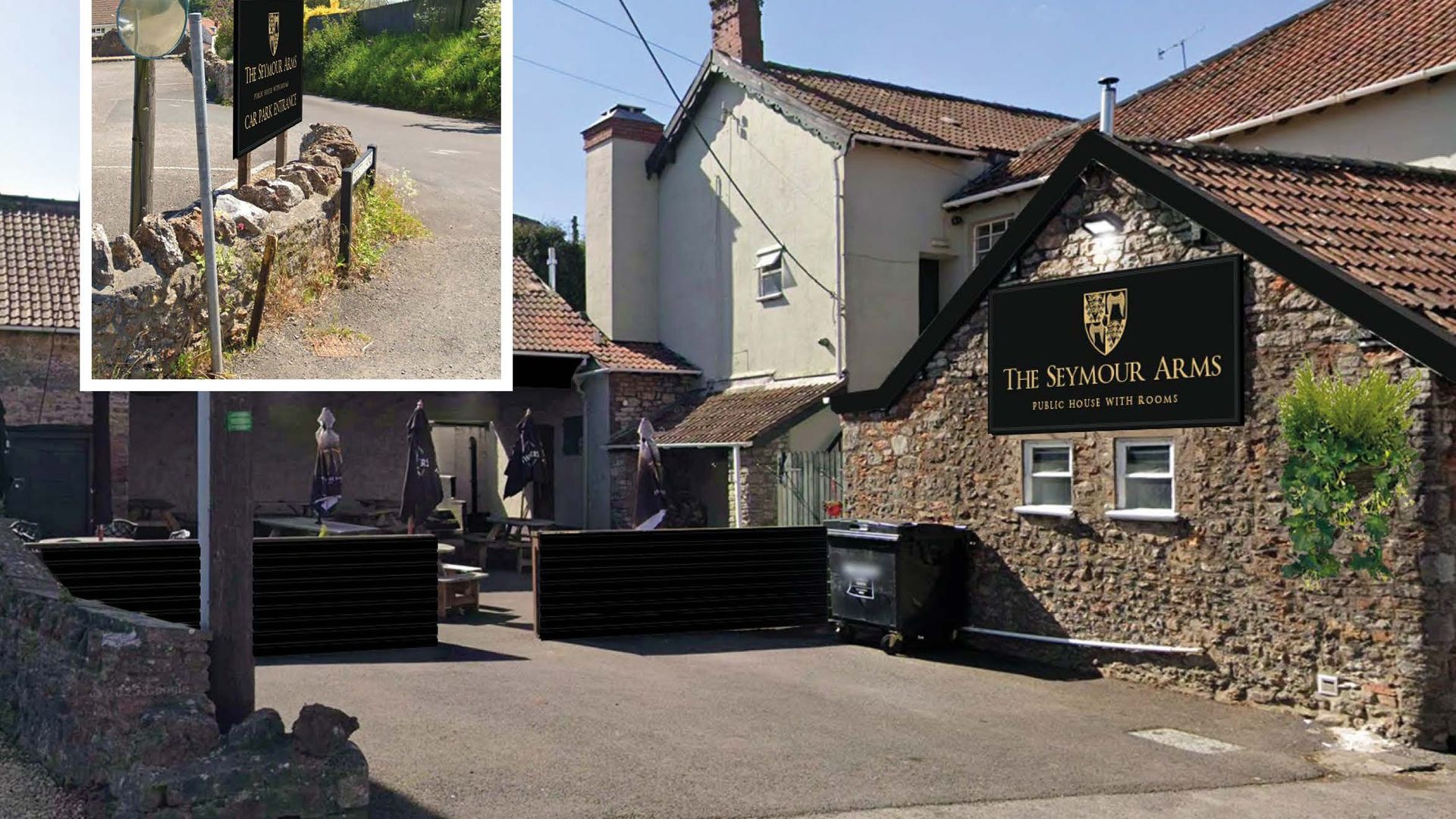 Beer garden, Seymour Arms