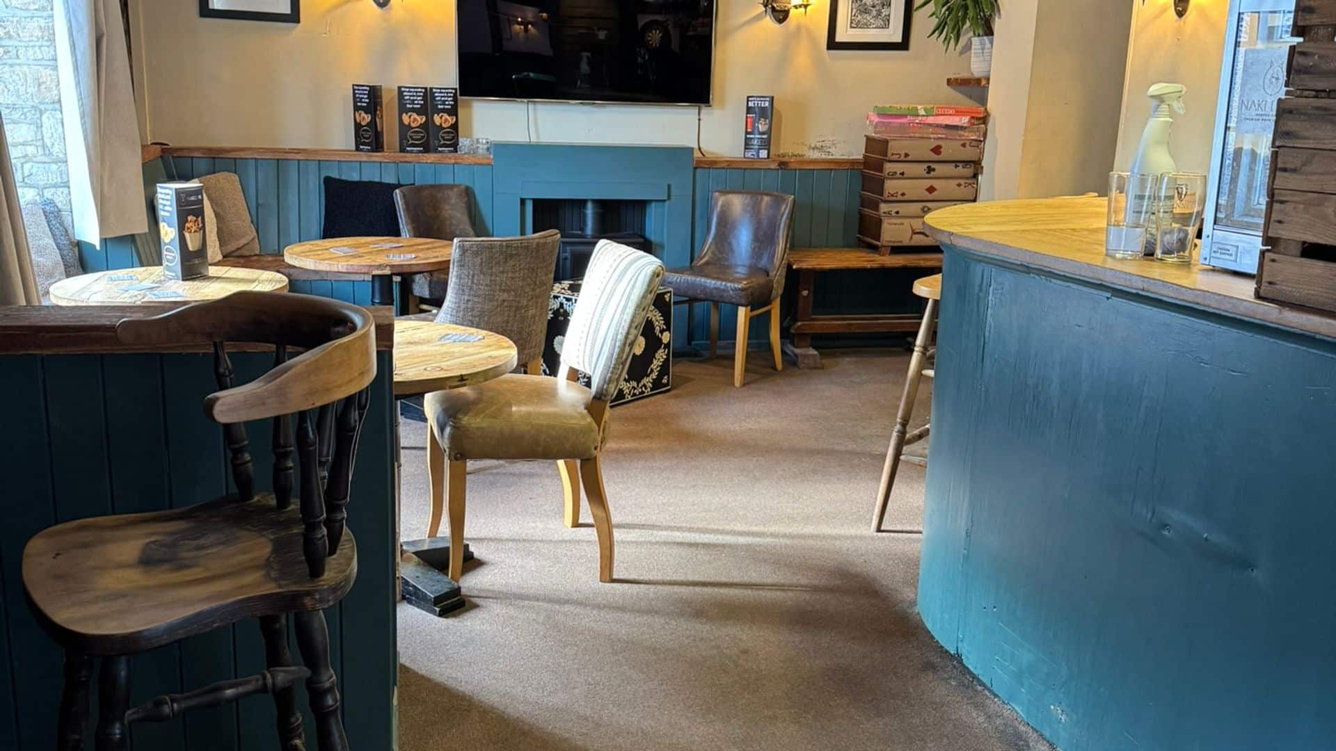 Inside seating