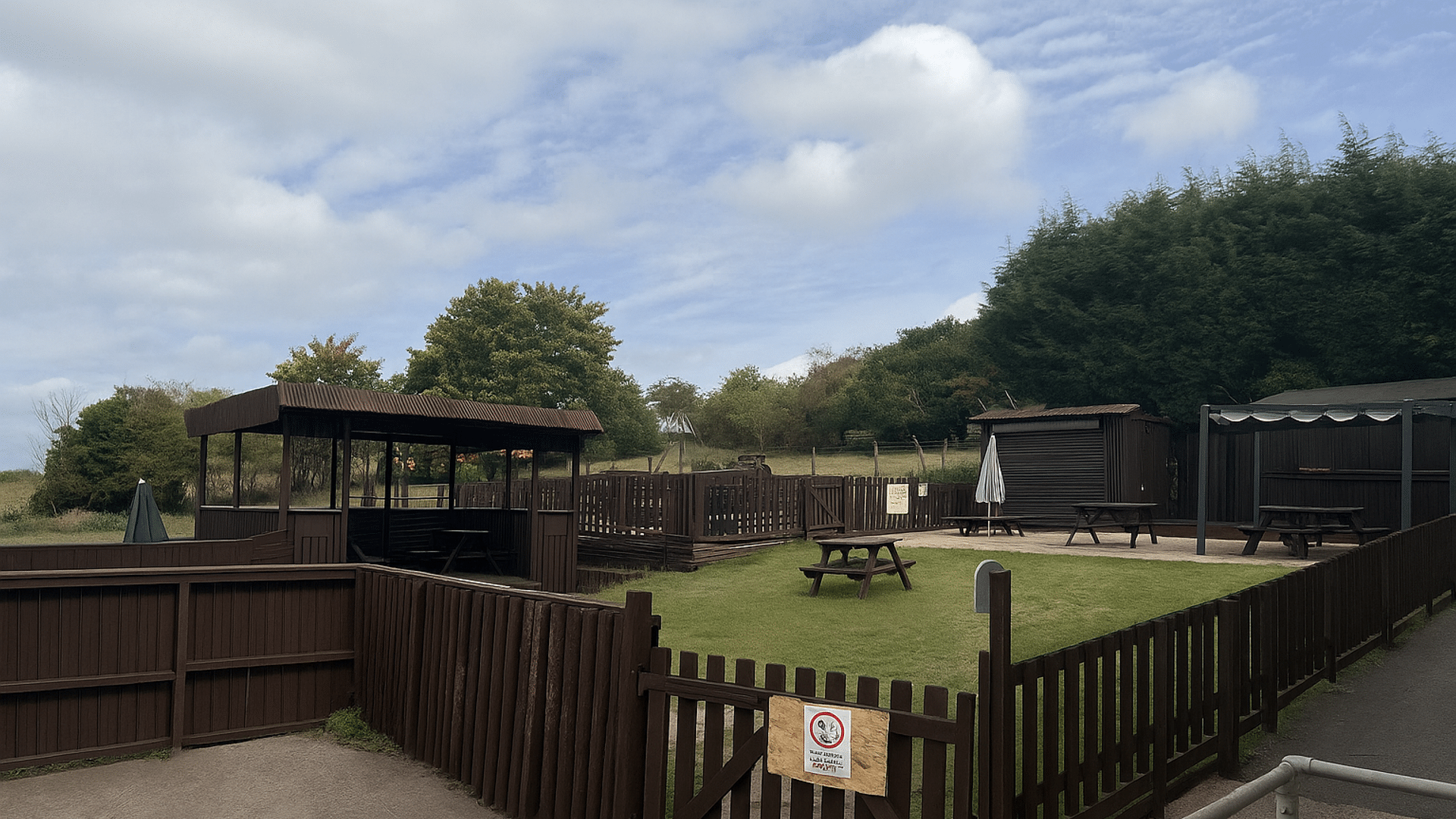 Beer garden at the Summerhouse