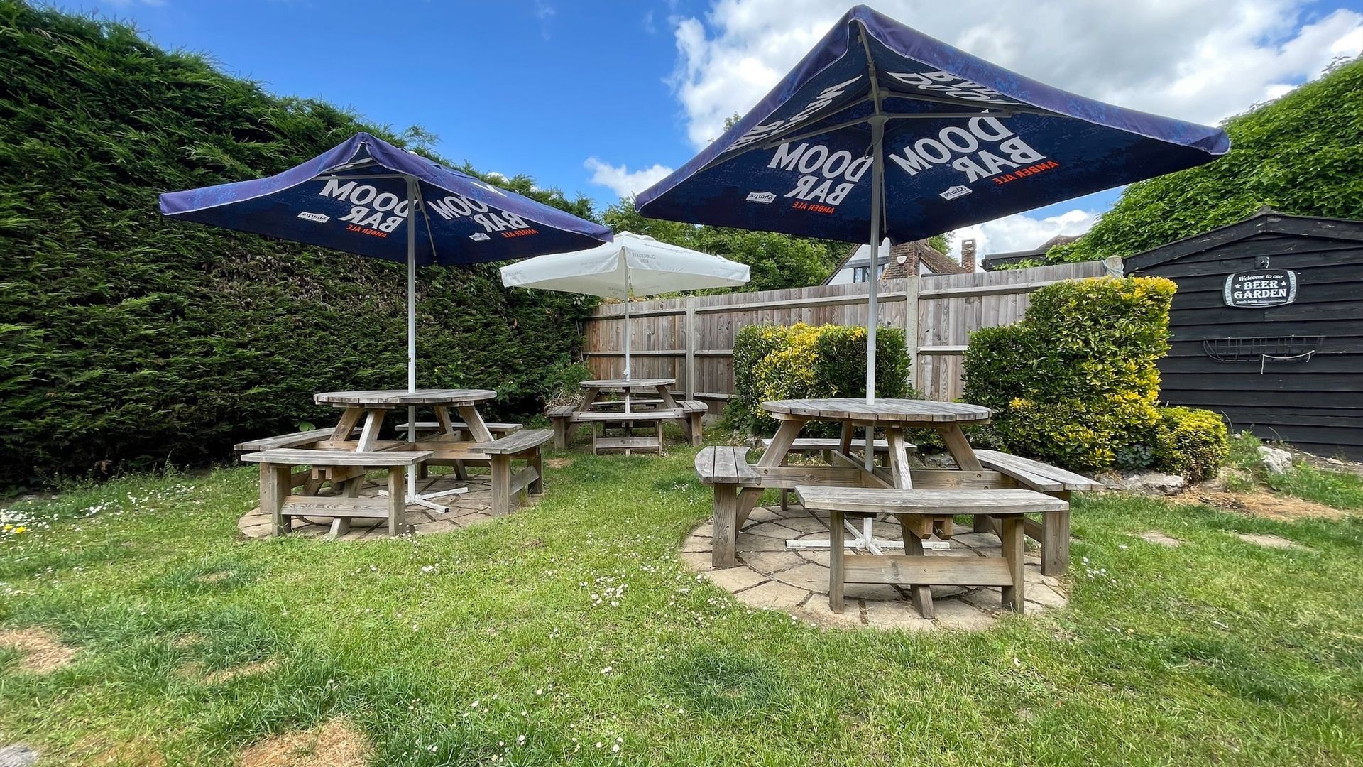 Beer Garden at The Old Palace