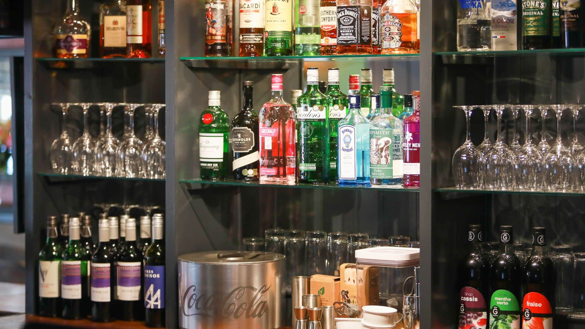assortment of drinks