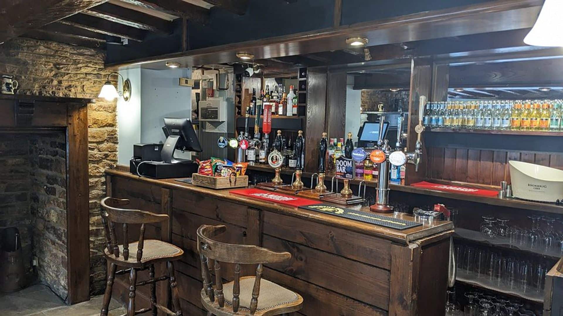 Cask ale selection, The Horseshoe Pub & Restaurant