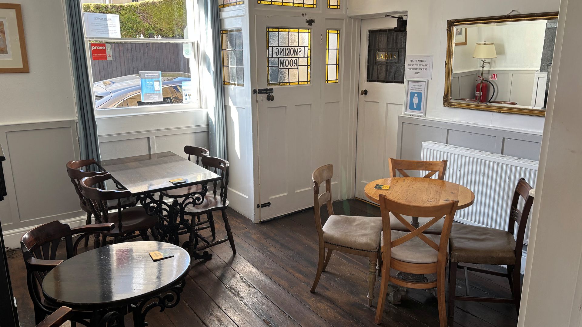 Seating area, Fairfield Arms