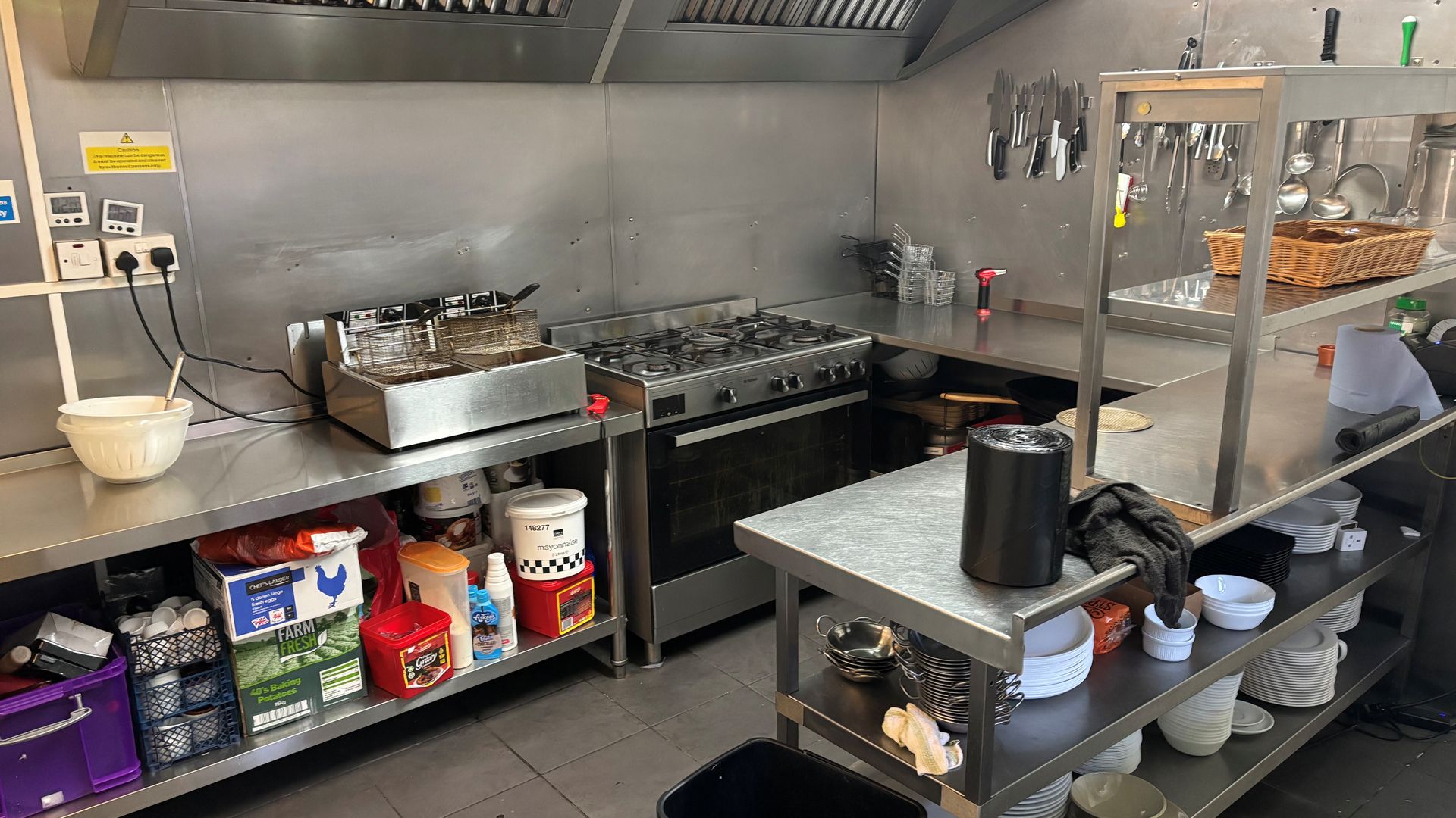 Catering kitchen, Fairfield Arms