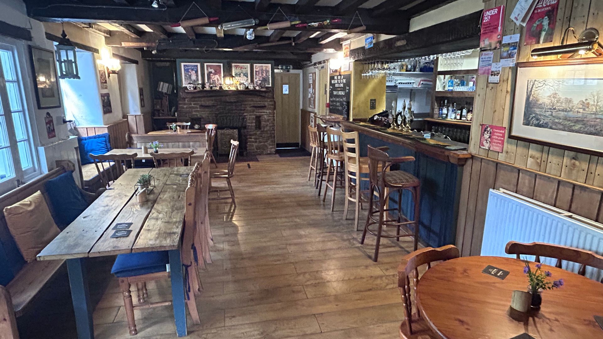 Seating area, Kings Arms