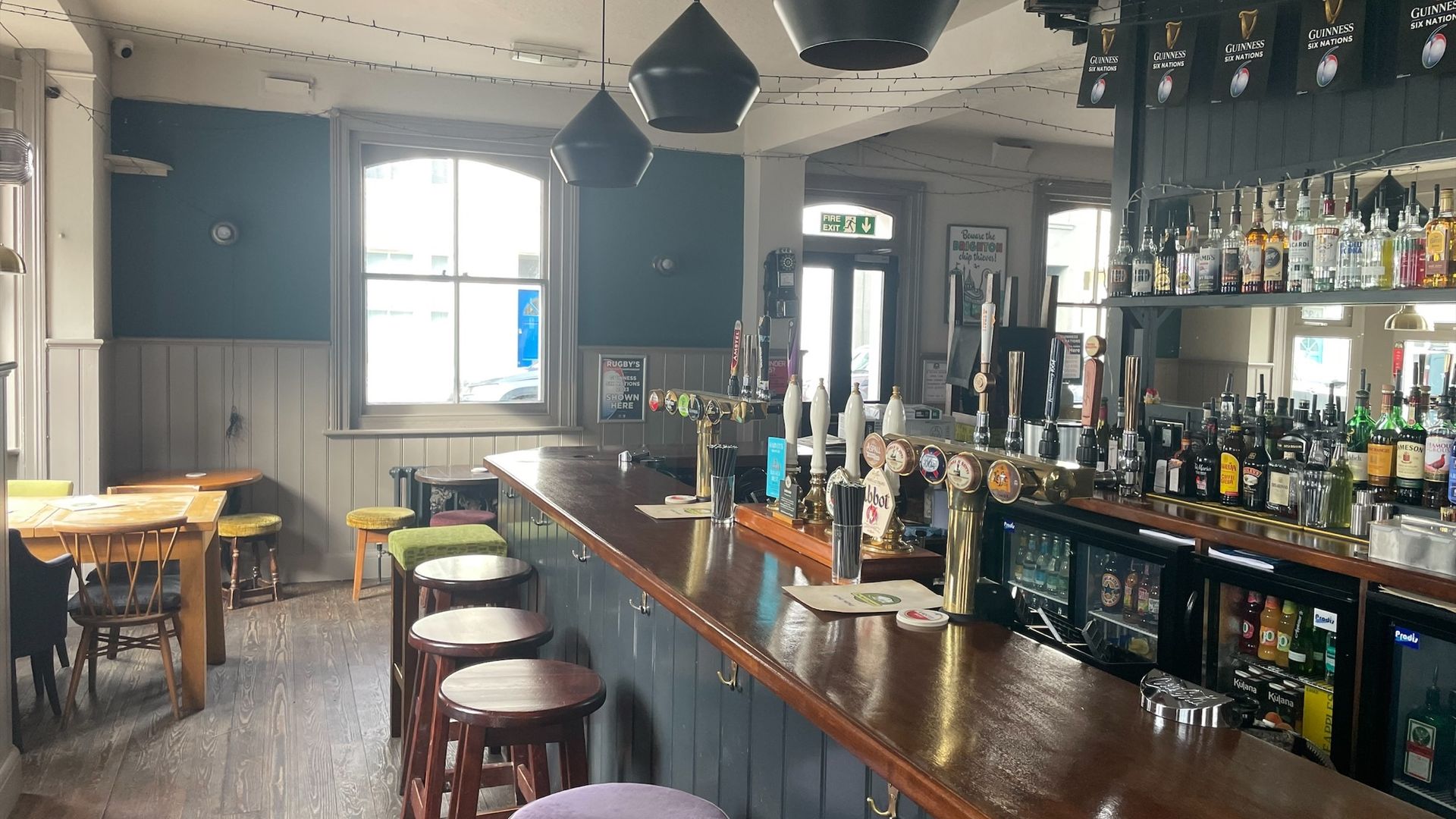 Bar and beer pumps