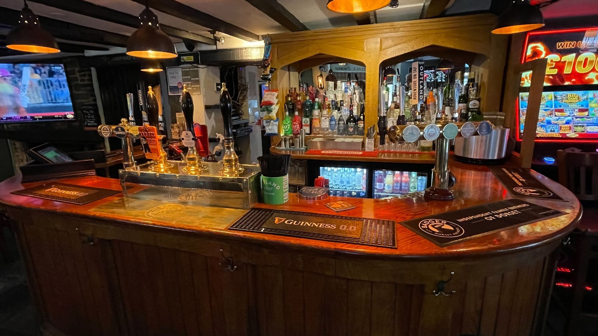 Cask ale selection Wheatsheaf Inn