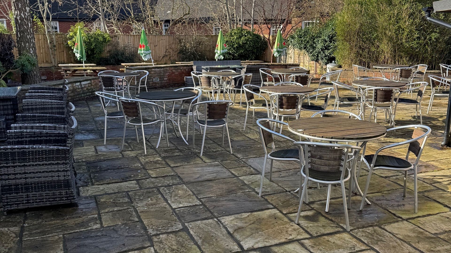 Beer garden, Gladstone Arms