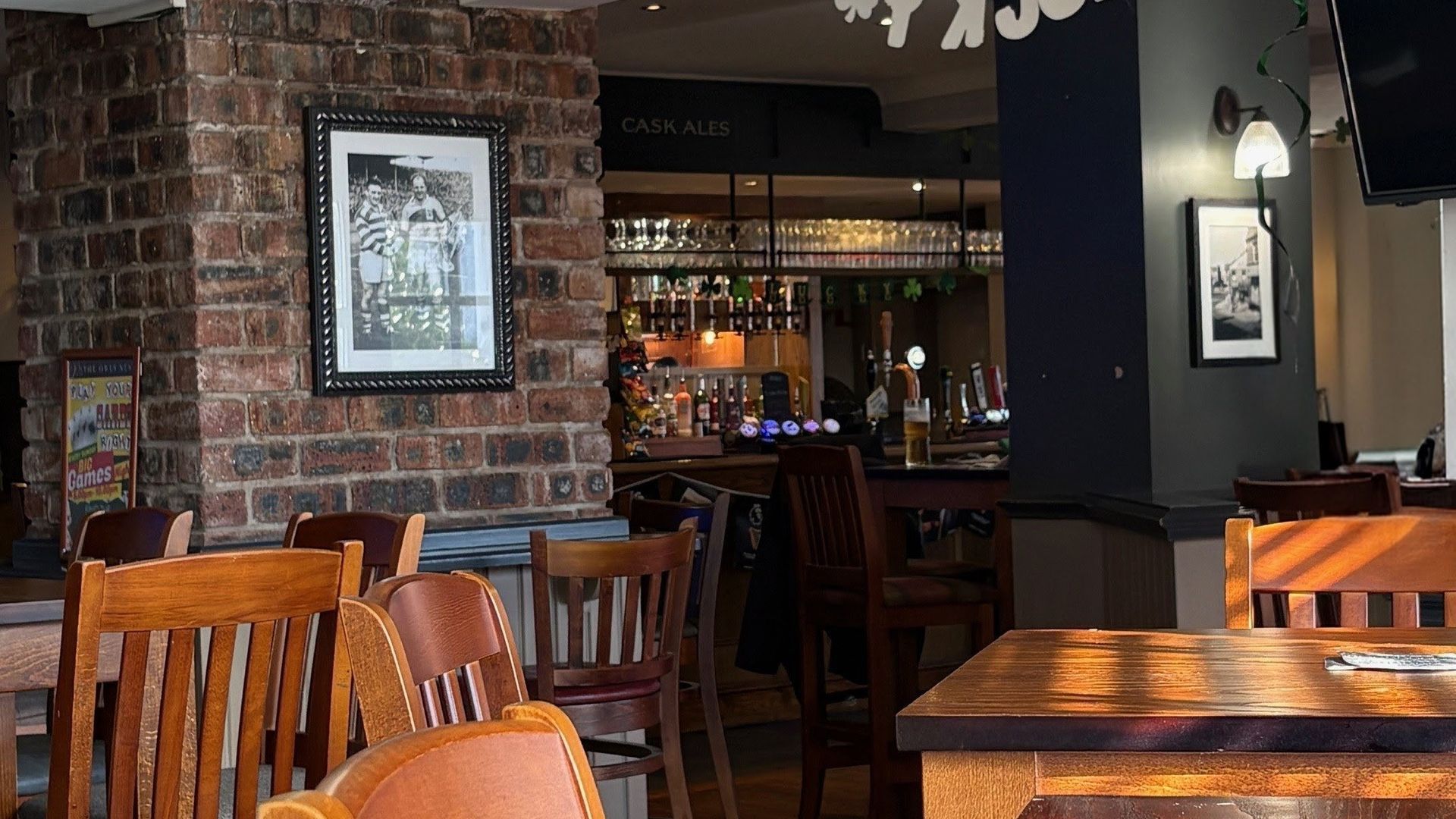 Seating with a view of the bar, Owls Nest