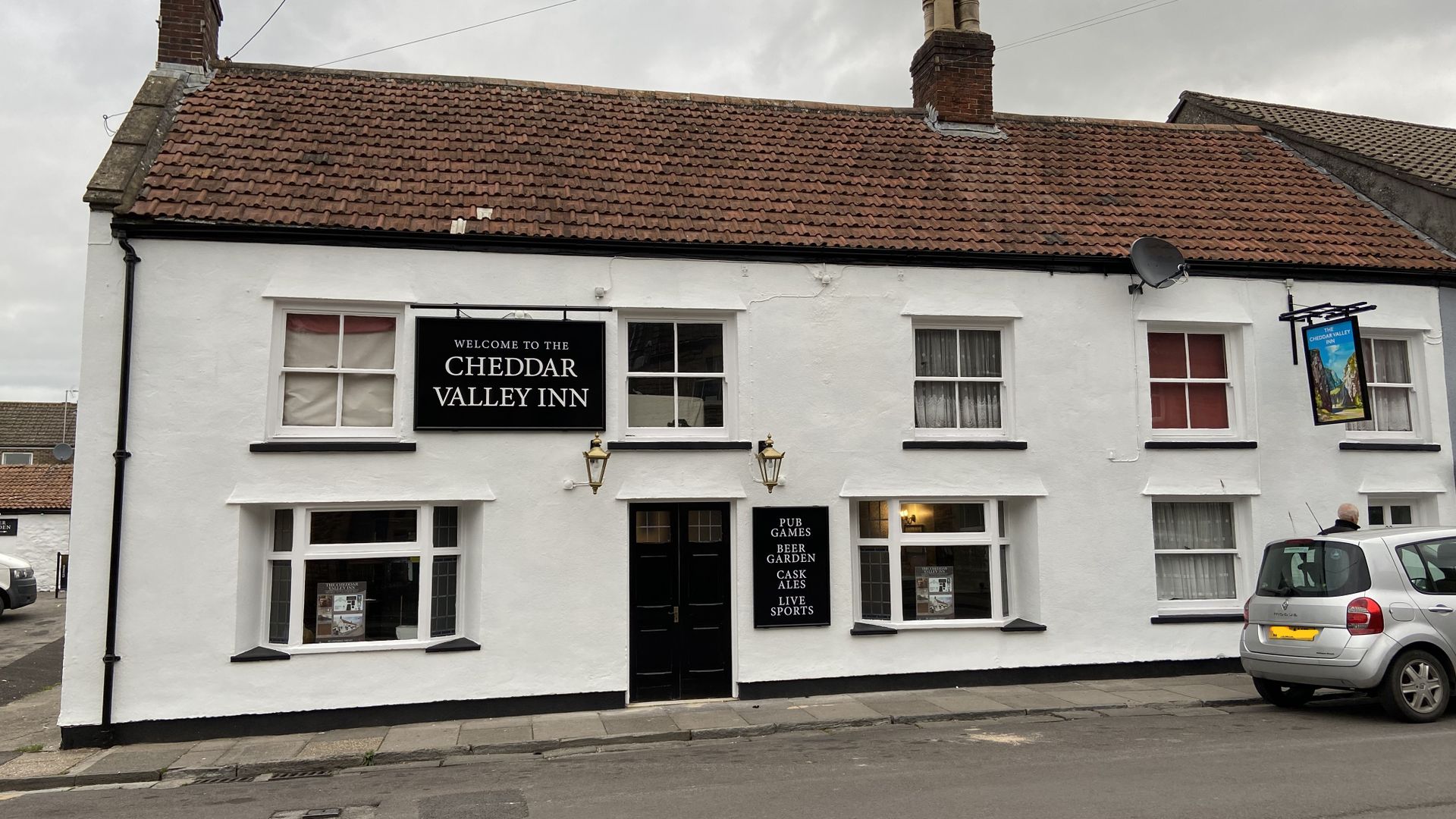 Front of the Cheddar Valley Inn