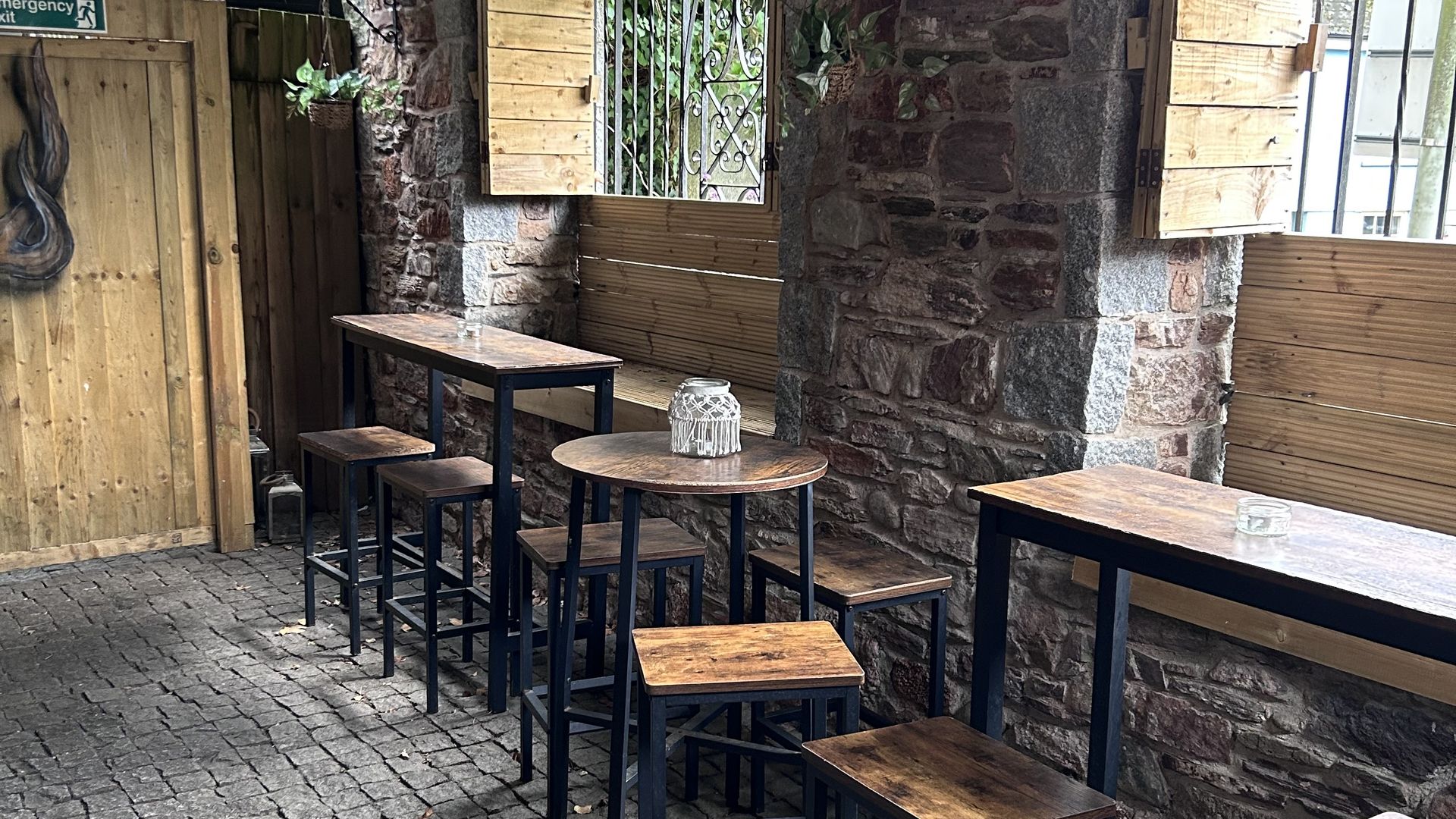 More seating at the White Hart