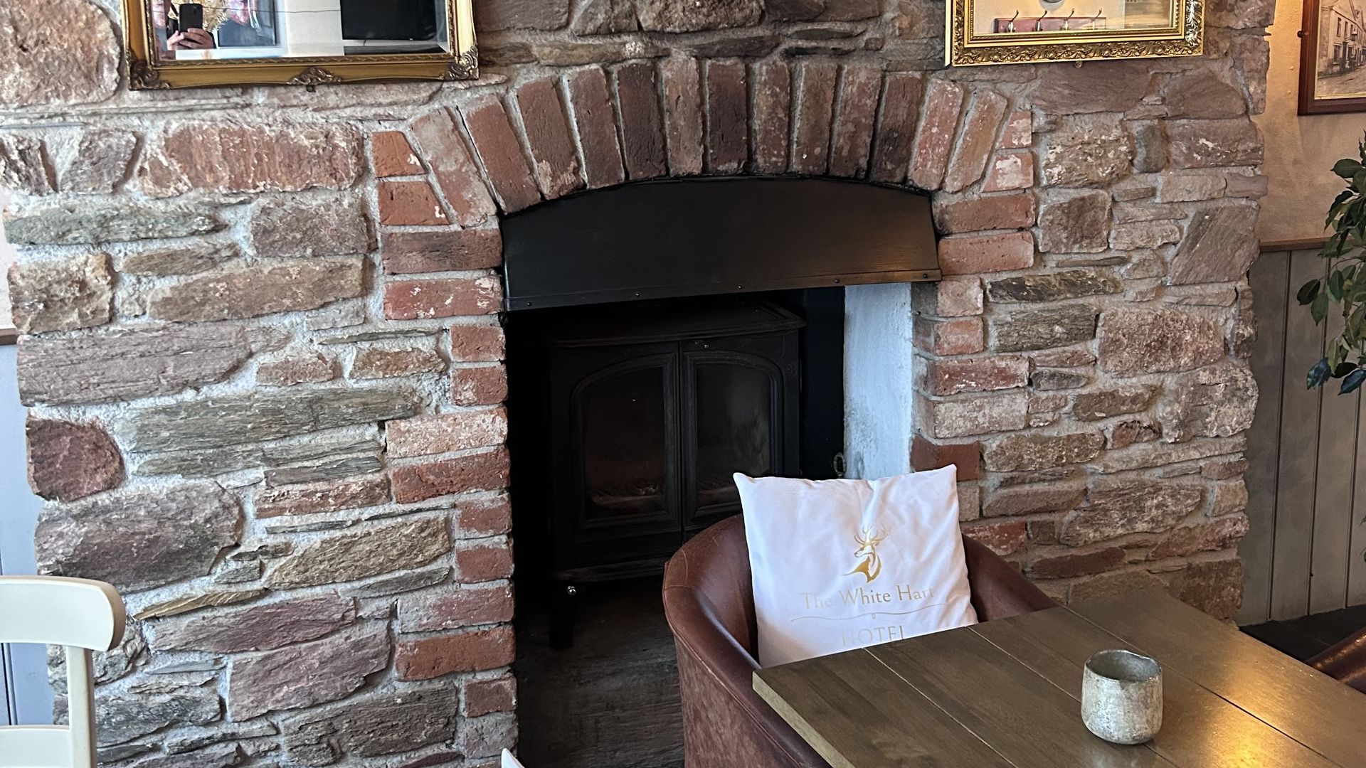 Fireplace at the White Hart