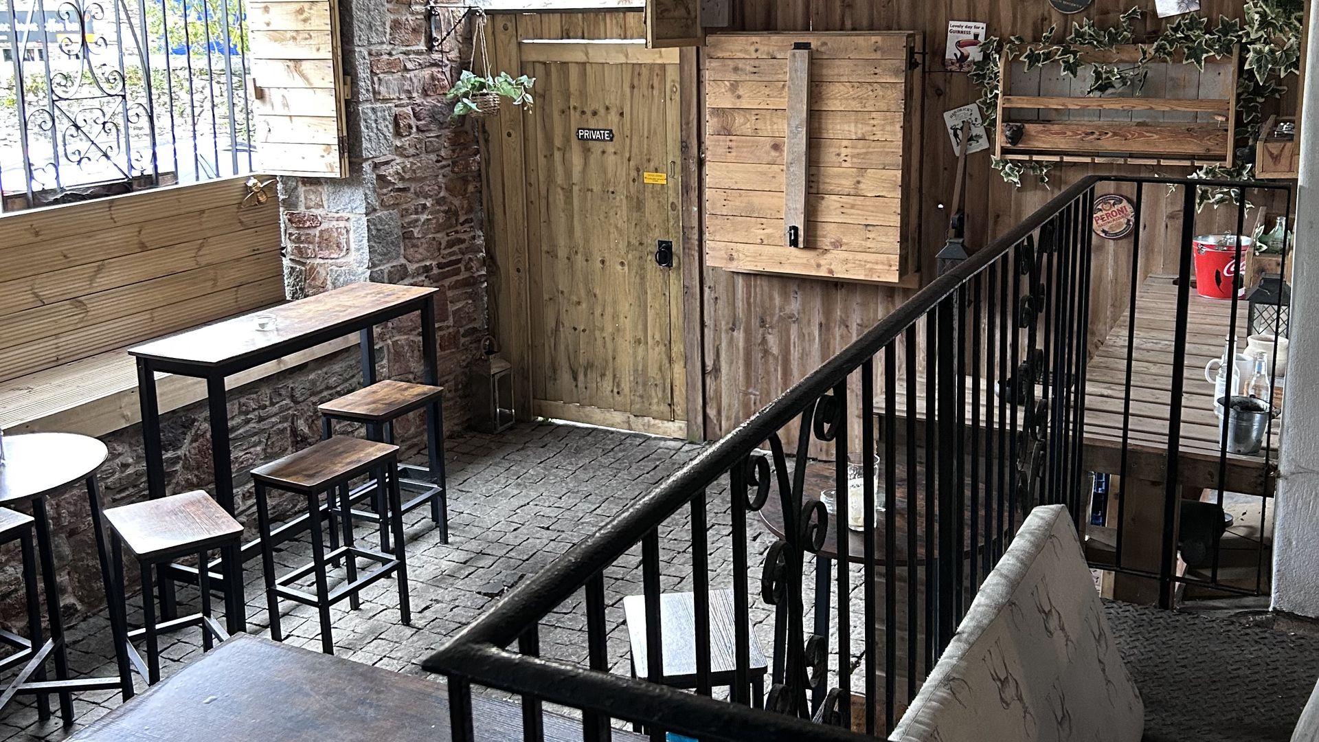 Seating at the White Hart