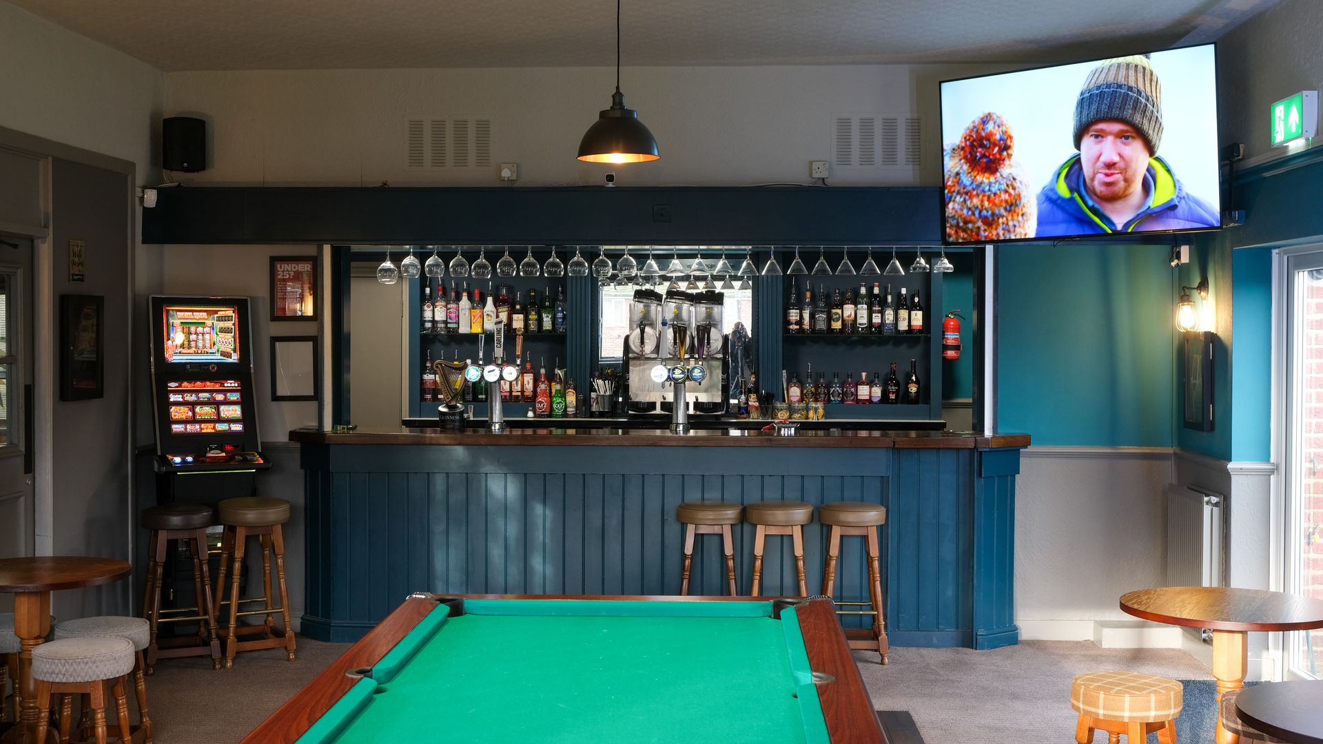 Pool table by bar area, Kettlethorpe