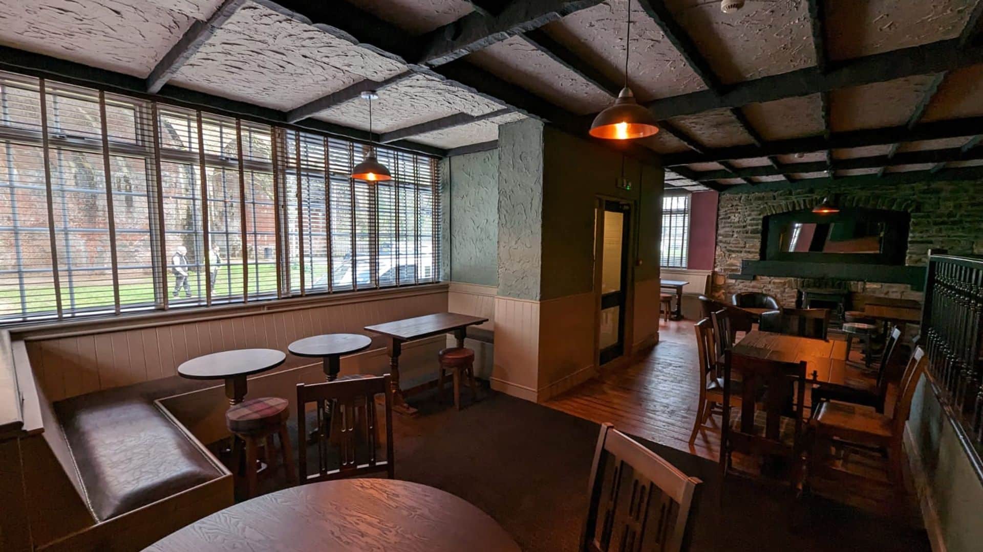 Wooden seating The Star Inn