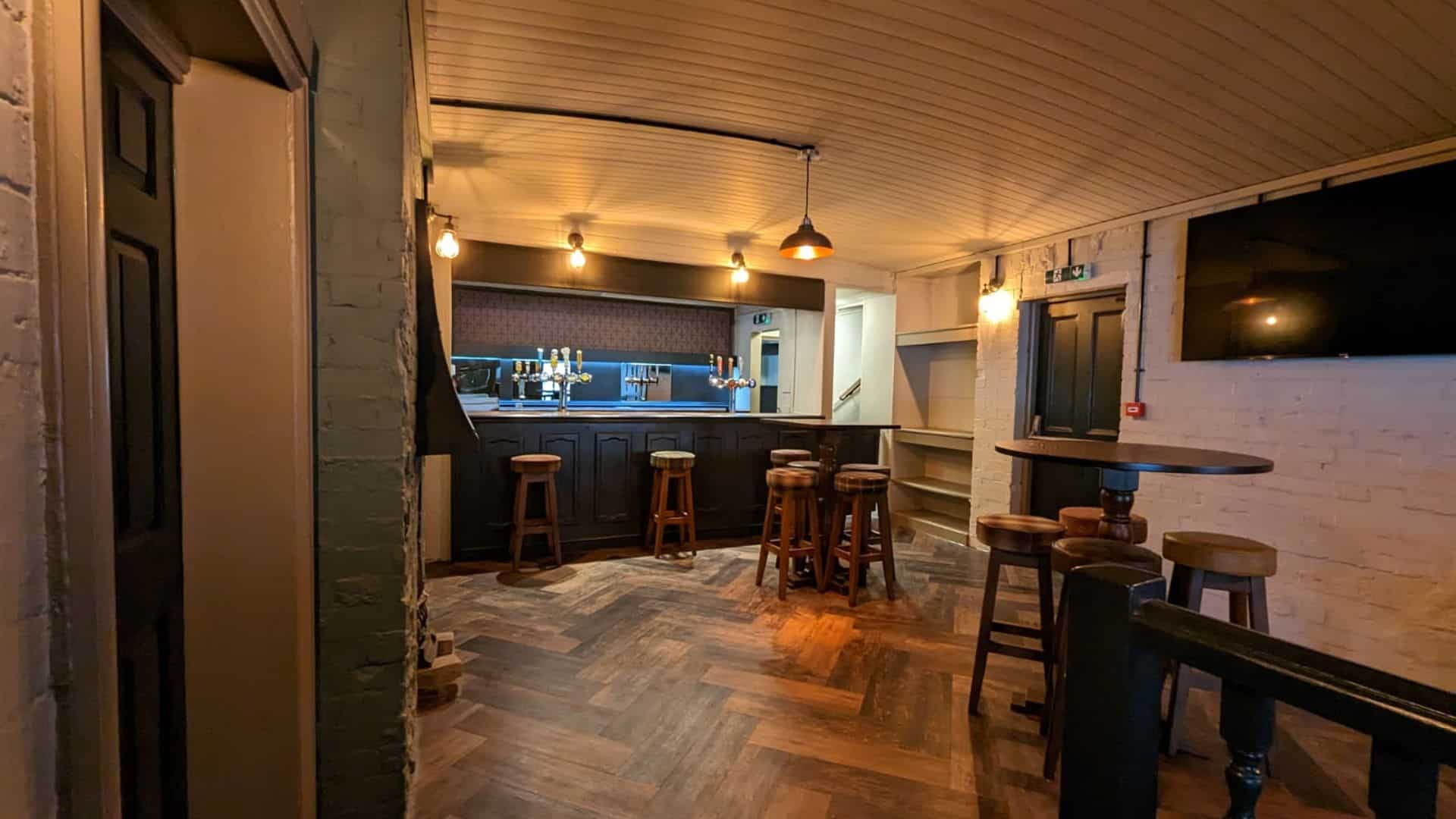 Seating by the bar in The Star Inn