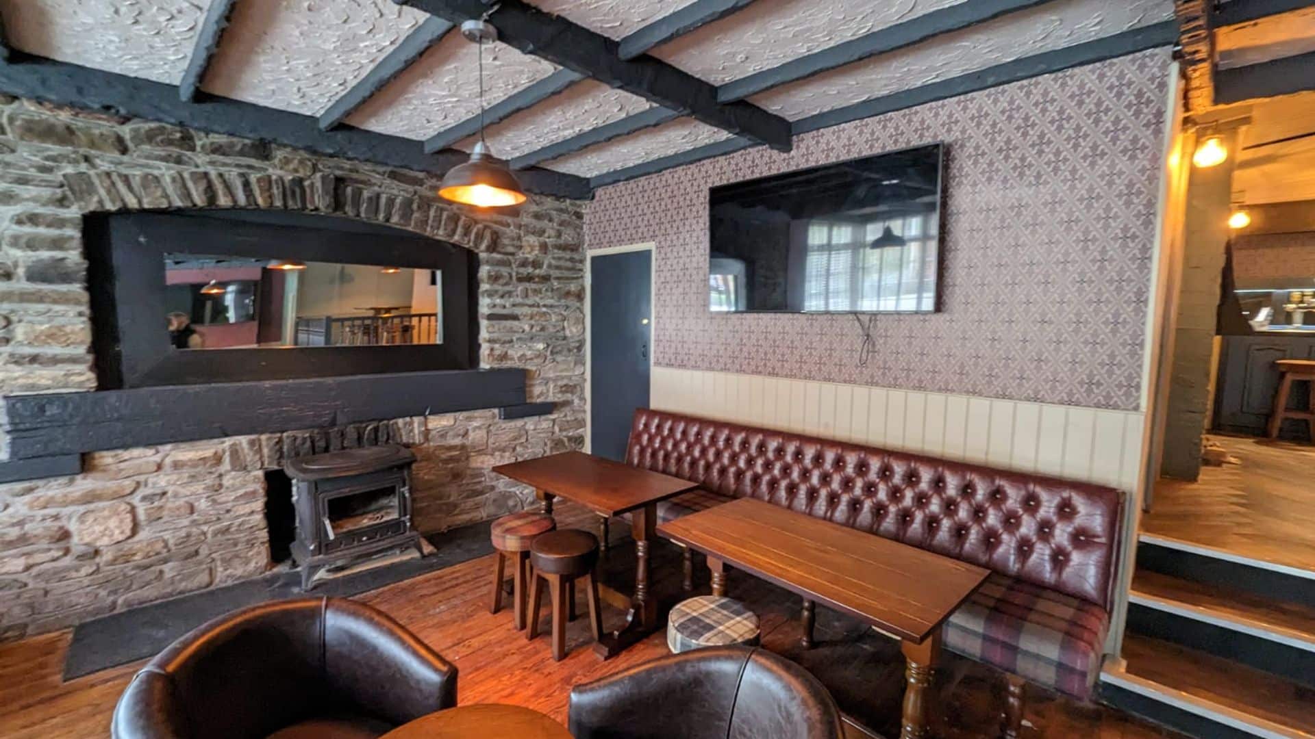 Seating area inside the The Star Inn