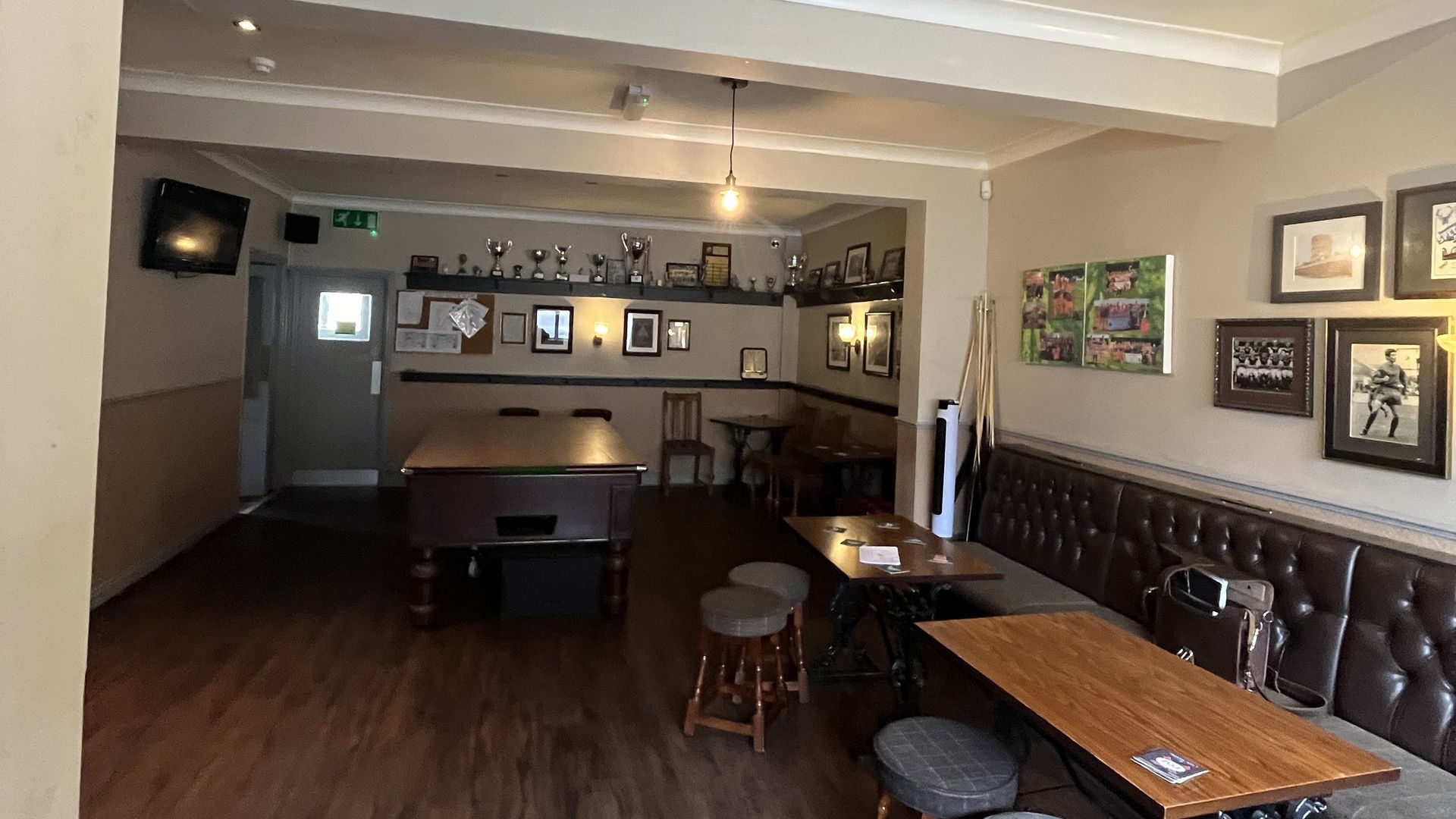 Sitting area inside The Talbott Inn