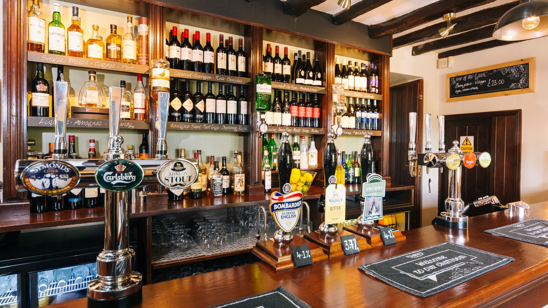 Cask ale selection, Kilkeney Inn