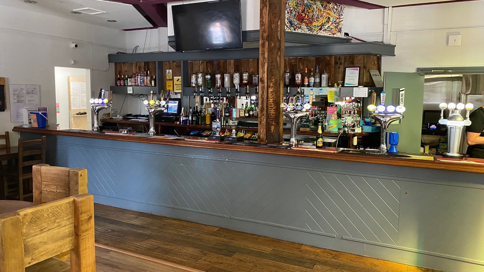 Cask ale at The Damson
